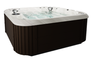 Coast Spas Apex Bench Classic hot tub, side view