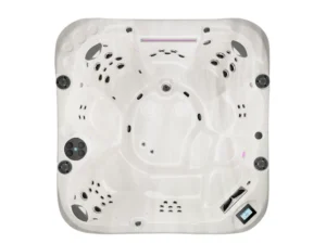 Coast Spas Apex Bench Curve Elite hot tub, top view