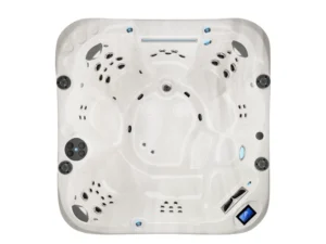 Coast Spas Apex Bench Curve Luxury hot tub, top view