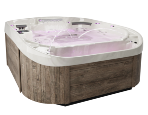 Coast Spas Cascade Ii hot tub, side view
