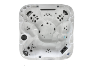 Coast Spas Classic Apex Bench Curve Hp hot tub, top view