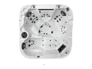 Coast Spas Classic Element Lounge Curve Hp hot tub, top view