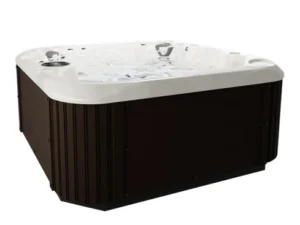Coast Spas Element Bench Classic hot tub, side view