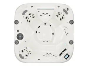 Coast Spas Element Bench Curve Elite hot tub, top view