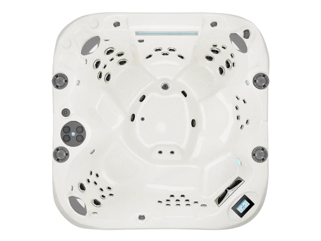 Coast Spas Element Bench Curve Elite hot tub, top view