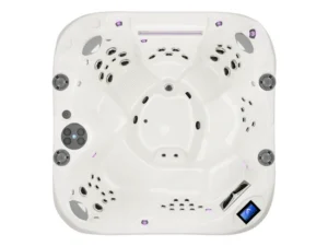 Coast Spas Element Bench Curve Luxury hot tub, top view