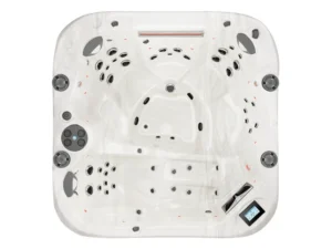 Coast Spas Element Lounge Curve Elite hot tub, top view