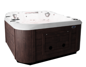 Coast Spas Element Lounge Elite Curve hot tub, side view