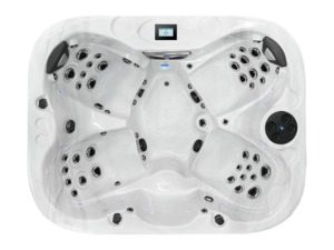 Coast Spas Elite Omega Bench hot tub, top view