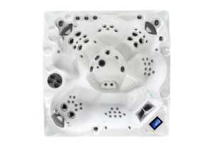 Coast Spas Luxury Element Bench Vlux hot tub, top view
