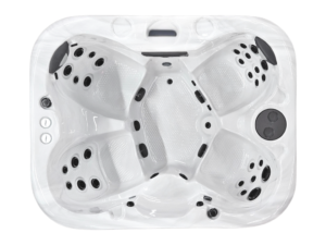Coast Spas Oasis Omega Bench Jetmax hot tub, top view