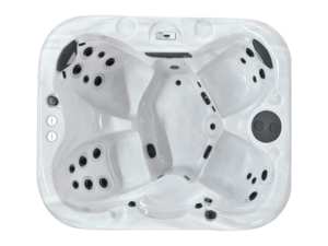Coast Spas Oasis Omega Bench Xp hot tub, top view