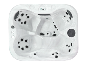 Coast Spas Oasis Omega Lounge Xp hot tub, top view