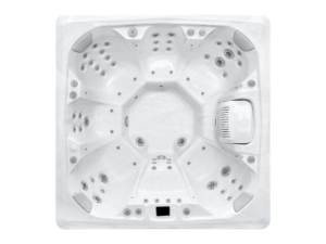 Dominion Spas B860 hot tub, top view