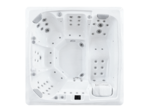 Dominion Spas L860 hot tub, top view