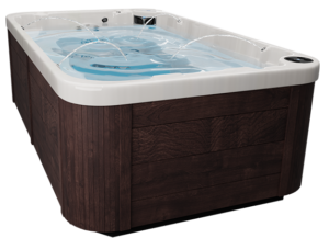 Coast Spas 13B Plunge swim spa, side view