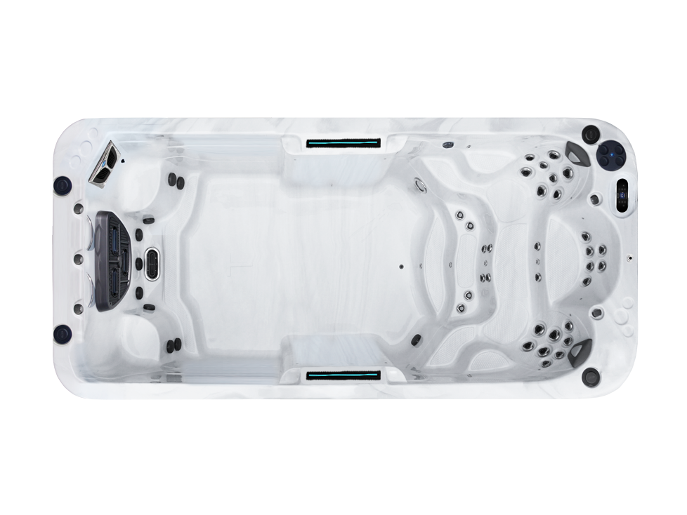 Coast Spas 16 Sport Pro swim spa, top view