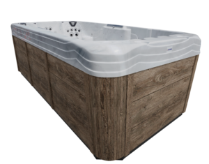 Coast Spas 16 Sport swim spa, side view