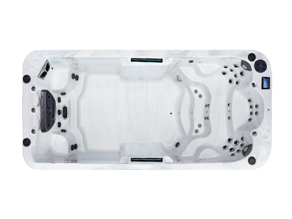 Coast Spas 16 Sport swim spa, top view