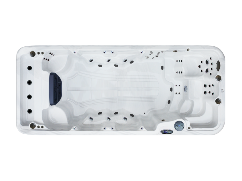 Coast Spas 17VE Sport Pro swim spa, top view