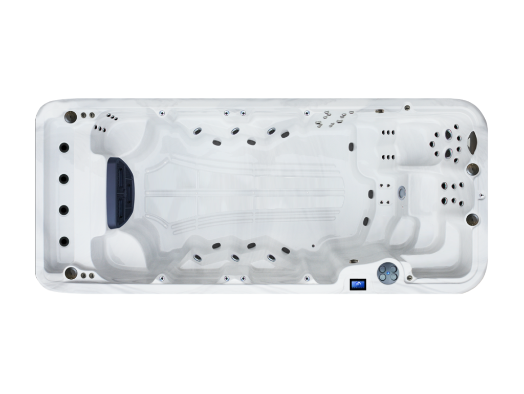 Coast Spas 17VE Sport swim spa, top view