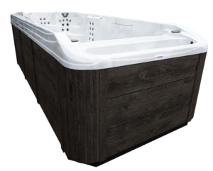Coast Spas 21ve Sport Pro swim spa, side view