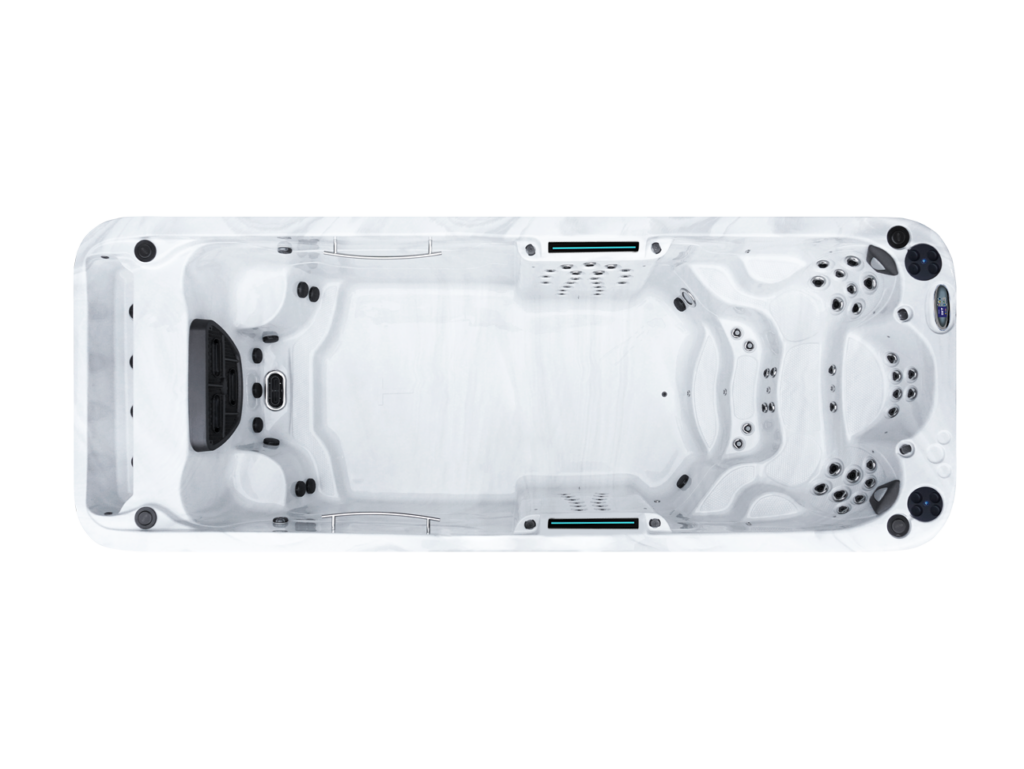 Coast Spas 21VE Sport Pro swim spa, top view