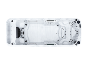 Coast Spas 21VE Sport Pro swim spa, top view