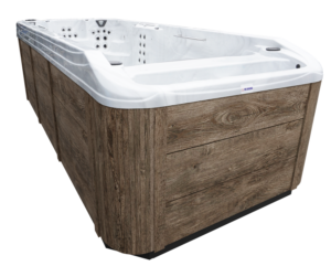 Coast Spas 21ve Sport swim spa, side view