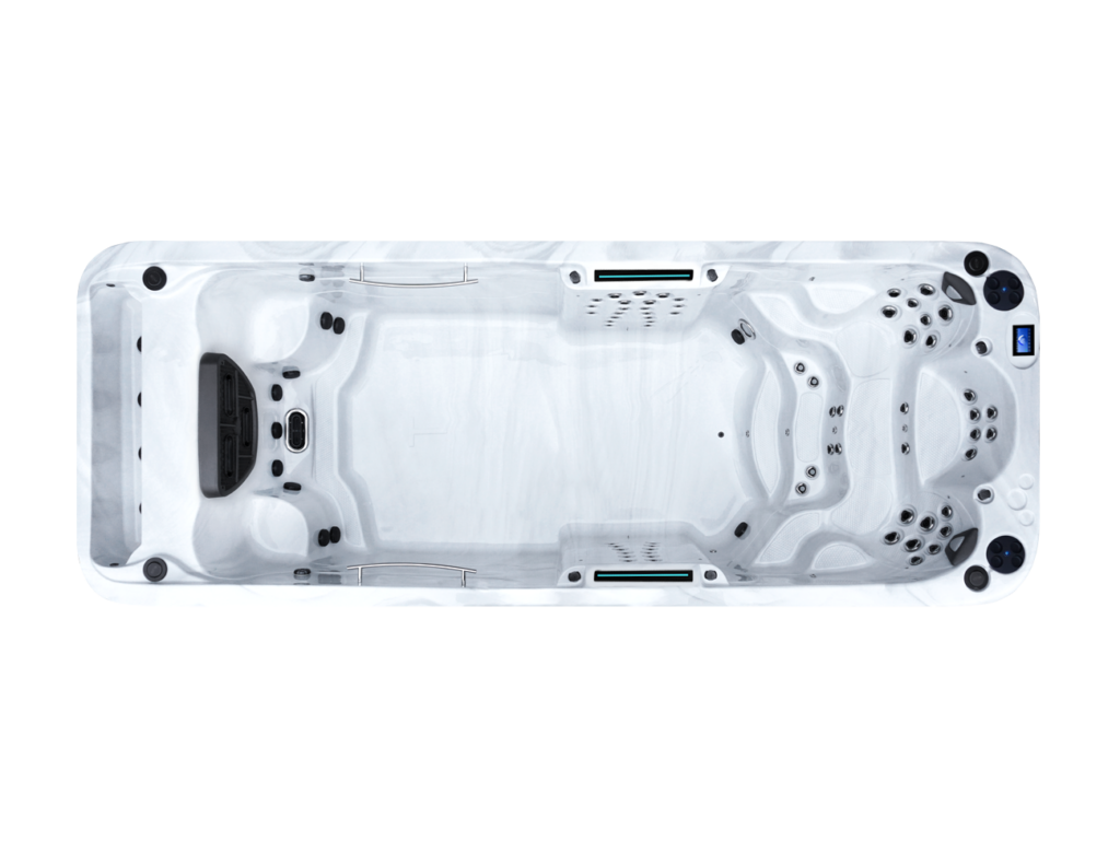 Coast Spas 21VE Sport swim spa, top view