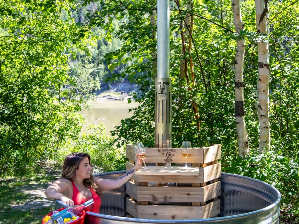 Firetubs Flame wood-fired hot tub