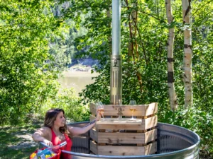 Firetubs Flame wood-fired hot tub
